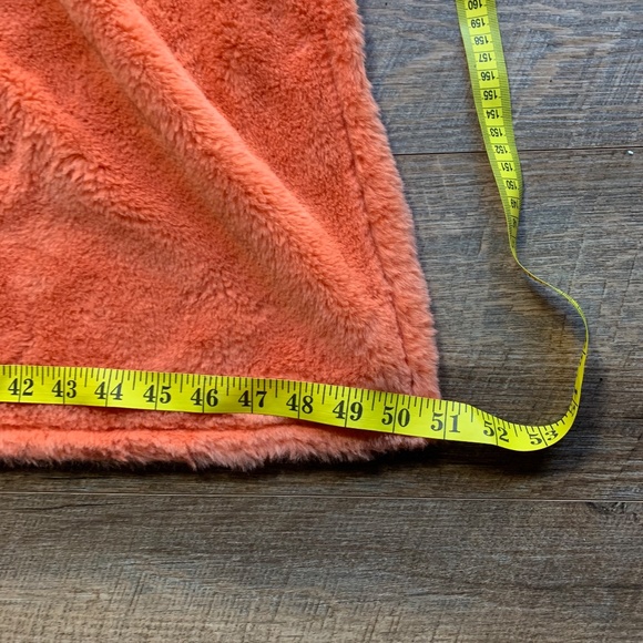 Kids Sleeping Fox Hooded Fleece Blanket w/Paws and a Tail - Picture 5 of 7